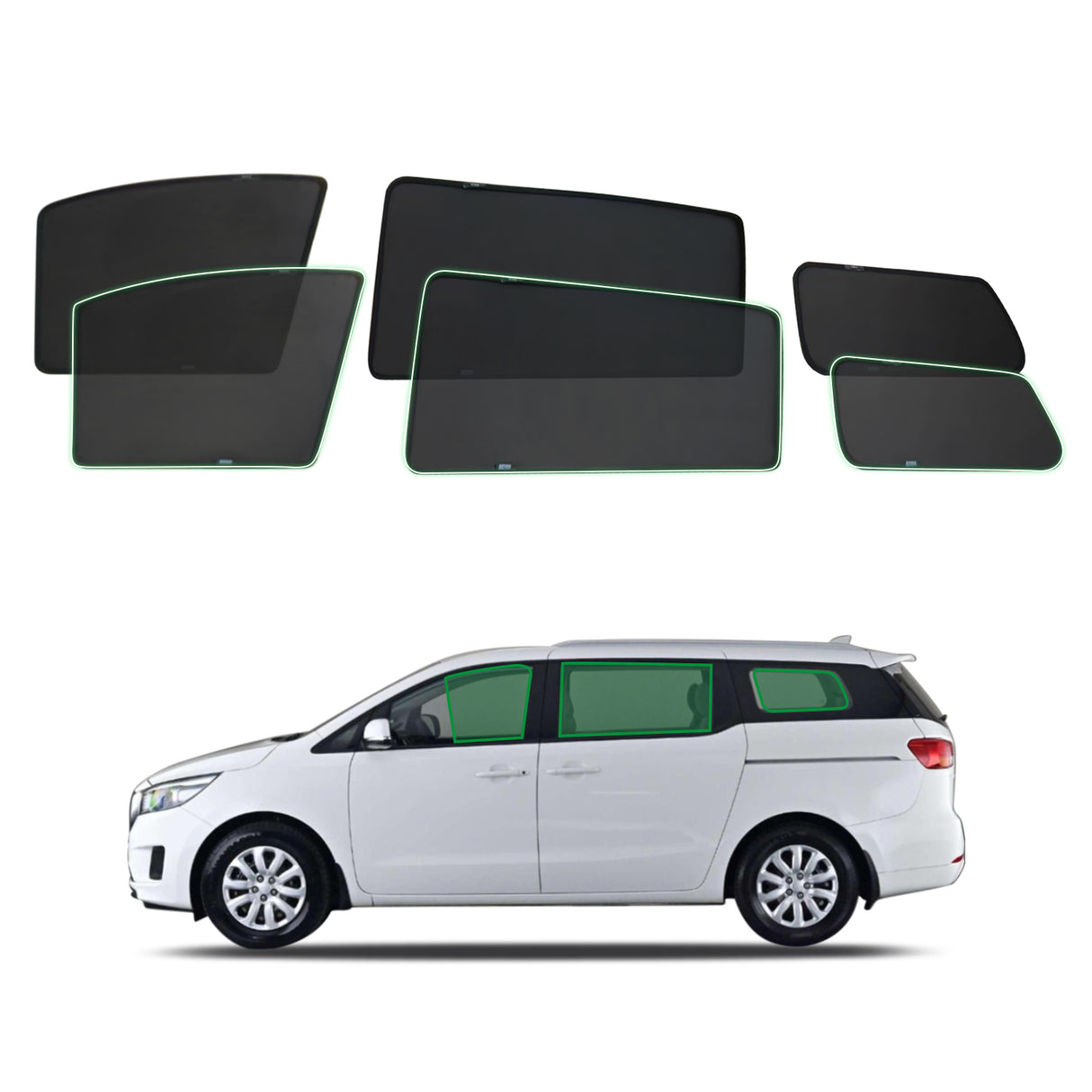 Magnetic Window Sun Shade for KIA Carnival 2014-2020