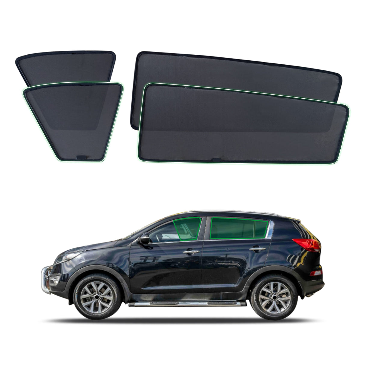 Magnetic Window Sun Shade for KIA Sportage SL Series 2010-2015
