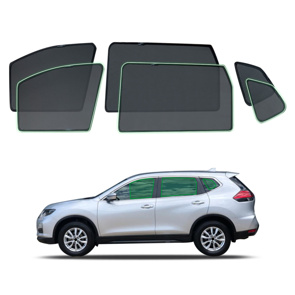 Magnetic Window Sun Shade for Nissan X-Trail T32 2014-2022