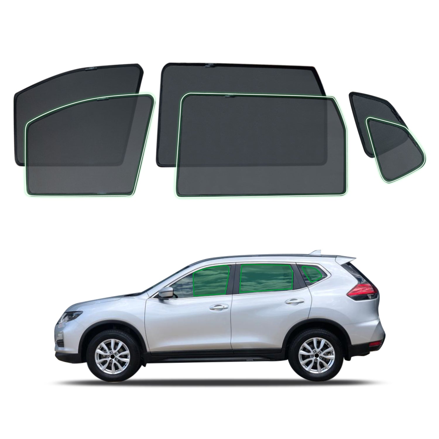 Magnetic Window Sun Shade for Nissan X-Trail T32 2014-2022