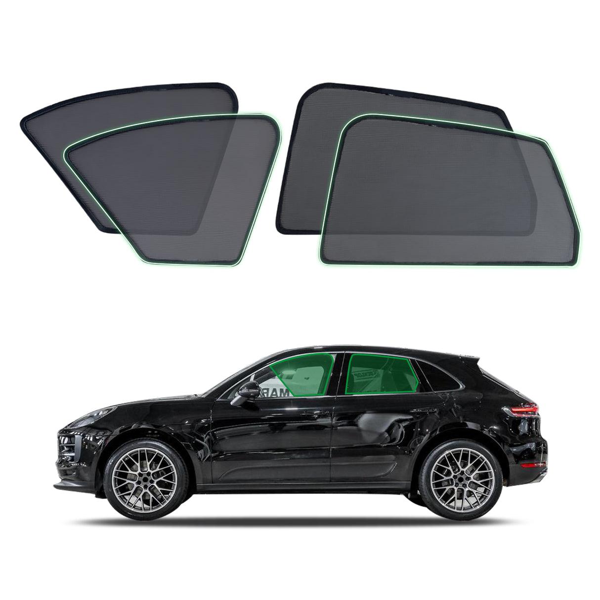 Magnetic Window Sun Shade for Porsche Macan 2014-Onwards