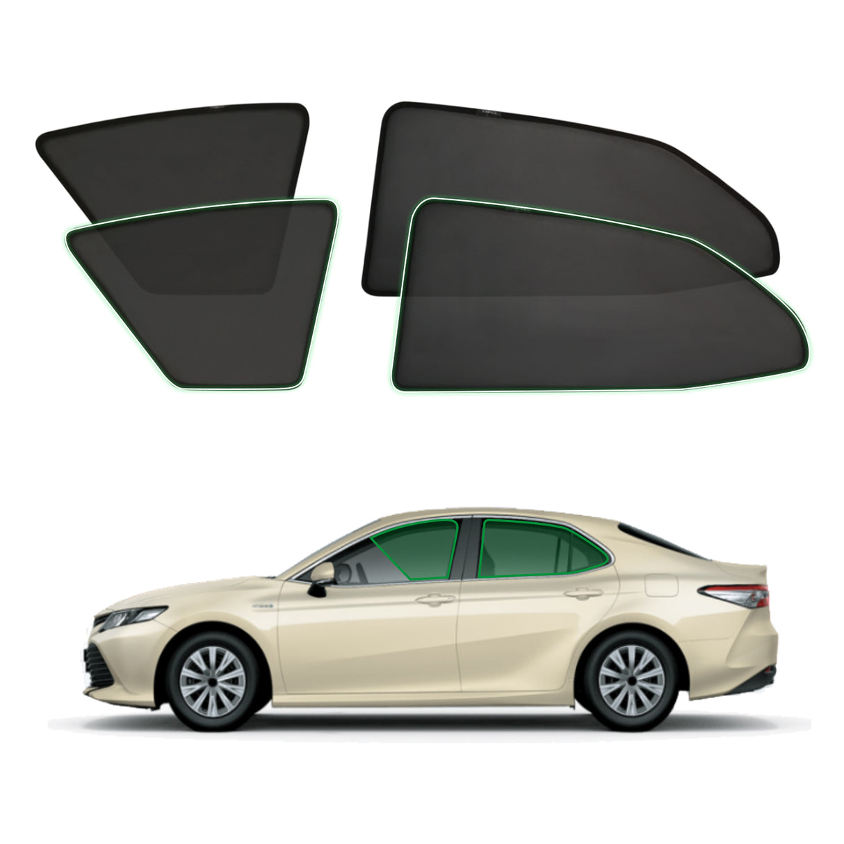 Magnetic Window Sun Shade for Toyota Camry 2017-2024