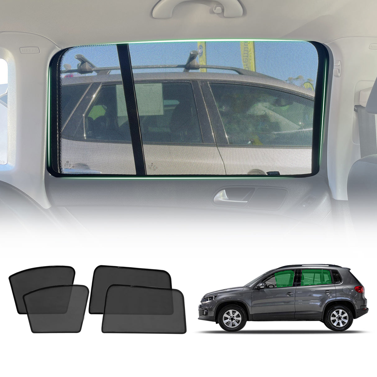 Magnetic Window Sun Shade for Volkswagen Tiguan 2008-2016