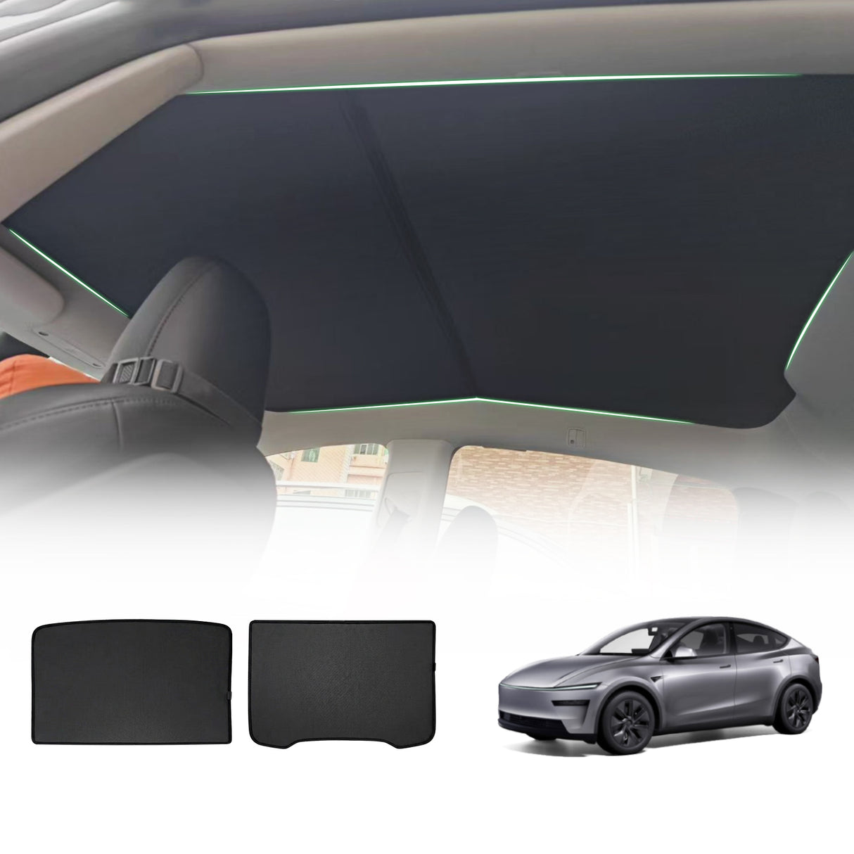 Car Roof Sun Shade for Tesla Model Y Juniper 5 Seats 2025-Onwards