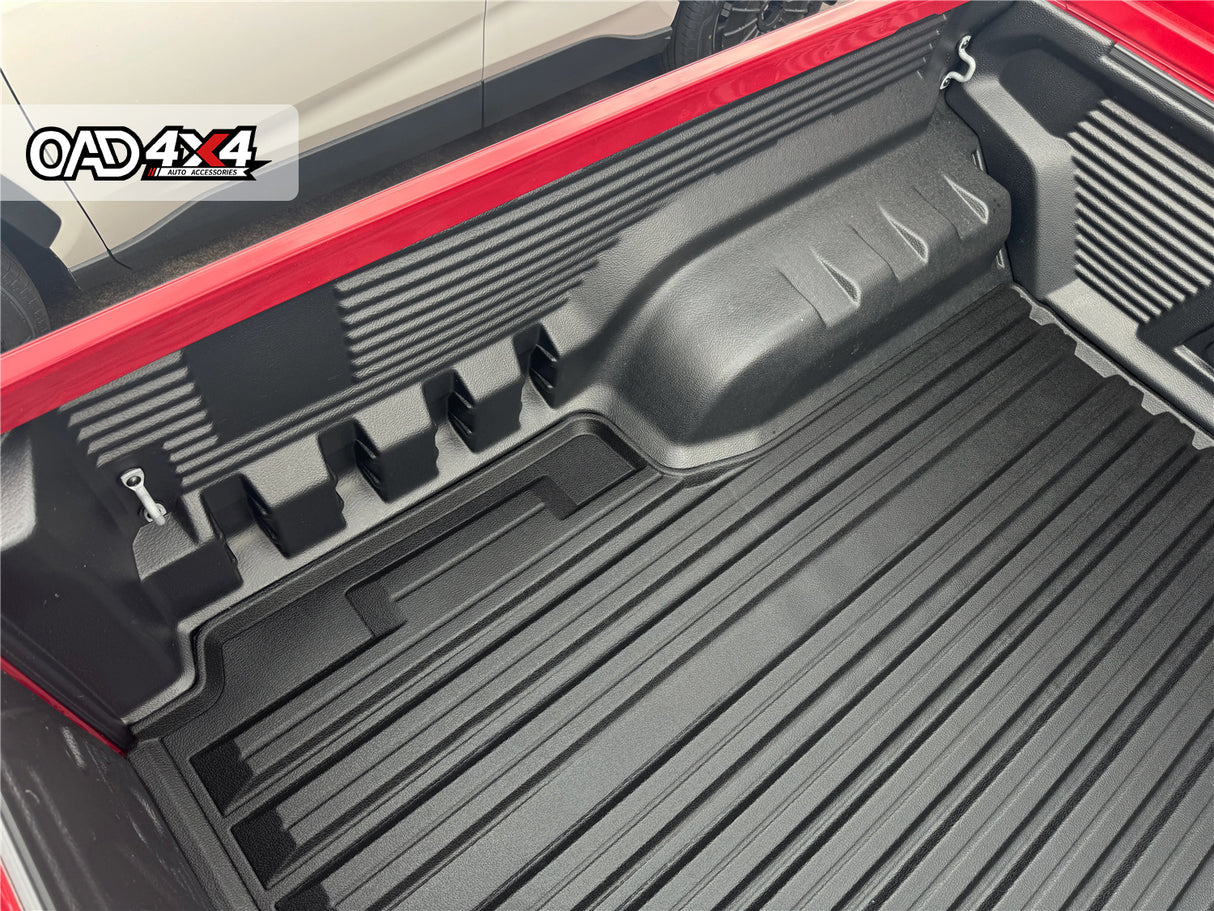 Ute Mat for Toyota Hilux Rugged X Dual Cab 2025-Onwards Fitted with Factory Plastic Tub Liner