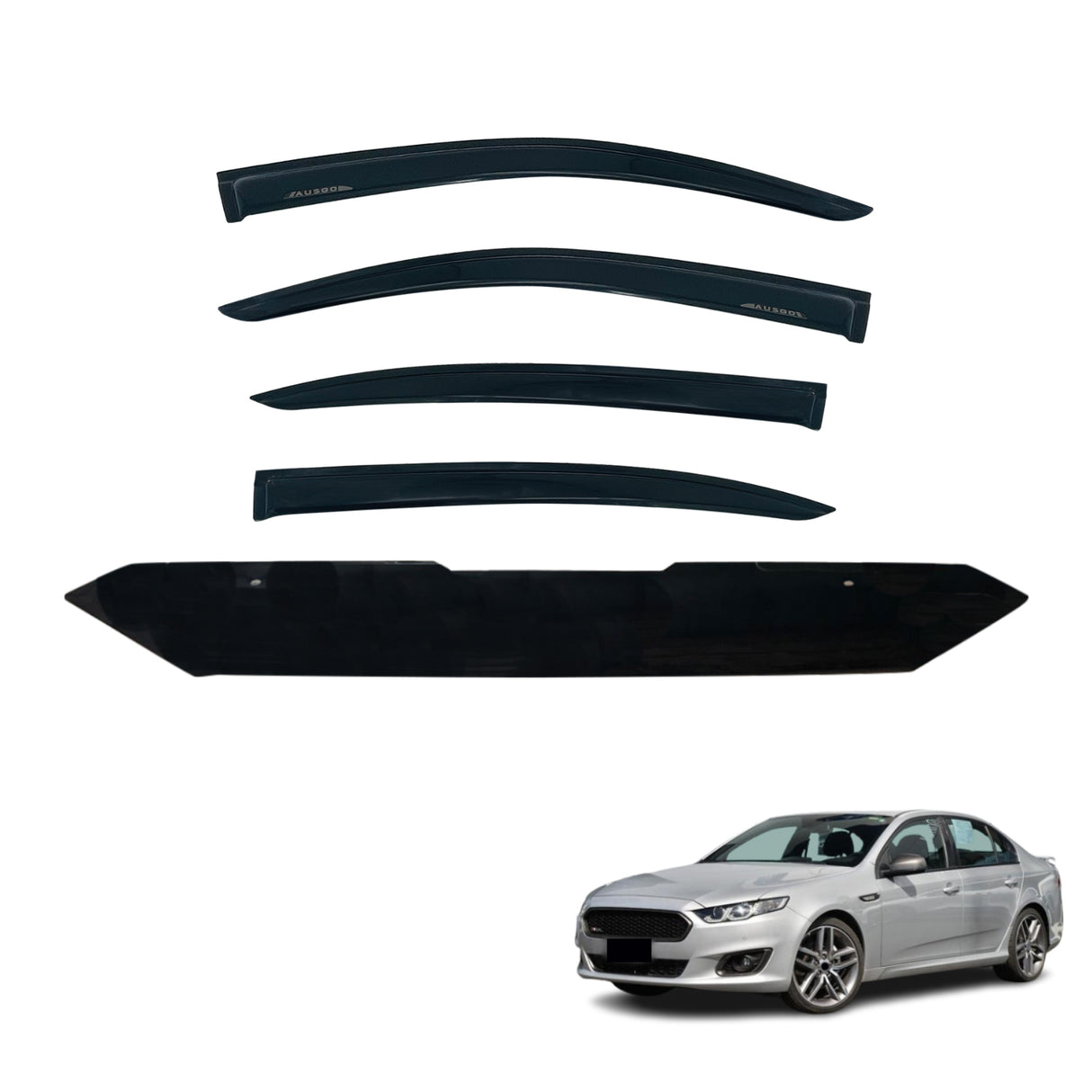 Bonnet Protector & Luxury Weathershields for Ford Falcon FG-X 2014-2016