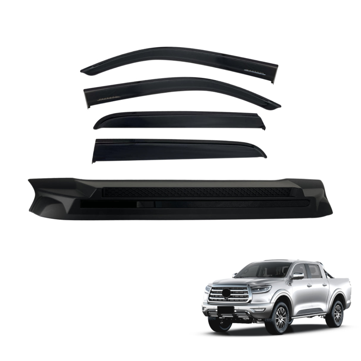 Bonnet Protector & Injection Weathershields for GWM Cannon 2020-2024