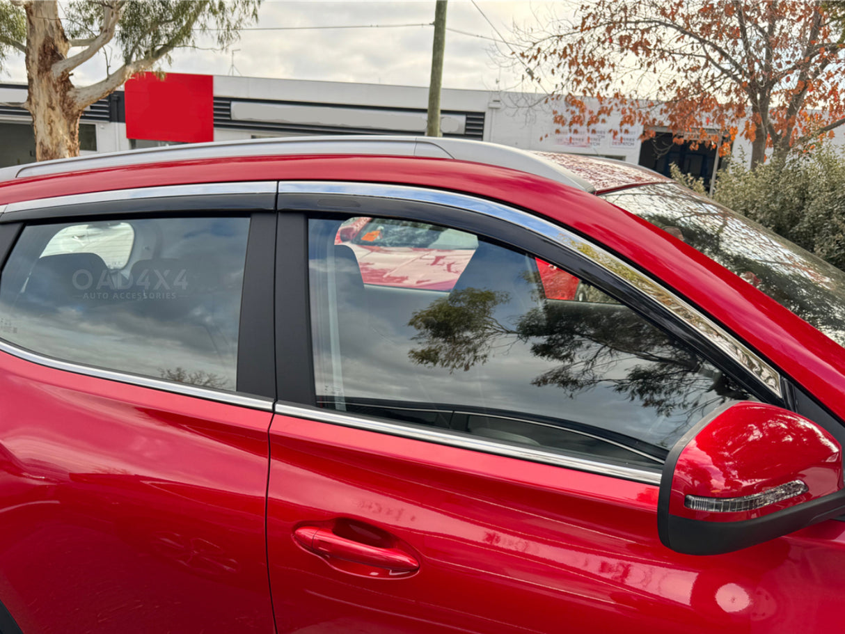 Stainless Edge Weather Shields for Chery Tiggo 4 2024-Onwards