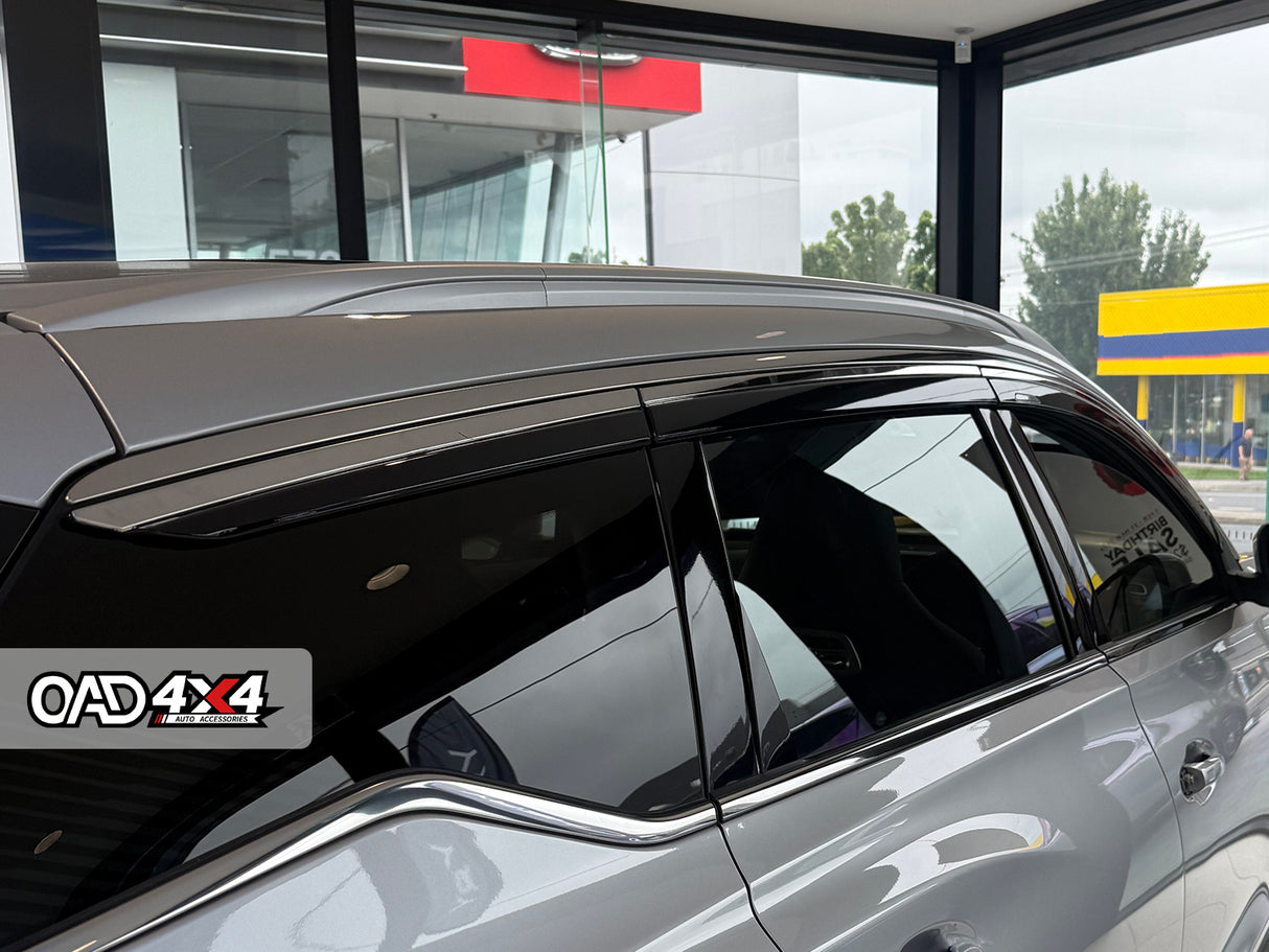 Stainless Edge Weather Shields for Chery Tiggo 7 2025-Onwards 6PCS