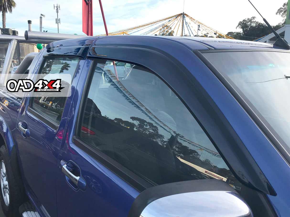 Luxury Weather Shields for Holden Colorado RC Series Dual Cab 2008-2012
