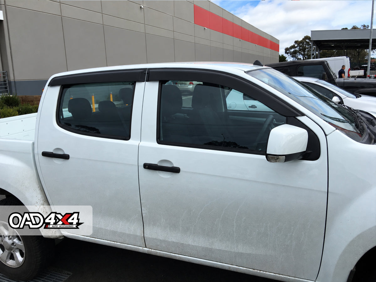 Injection Weather Shields for ISUZU D-MAX DMAX Dual Cab 2012-2020