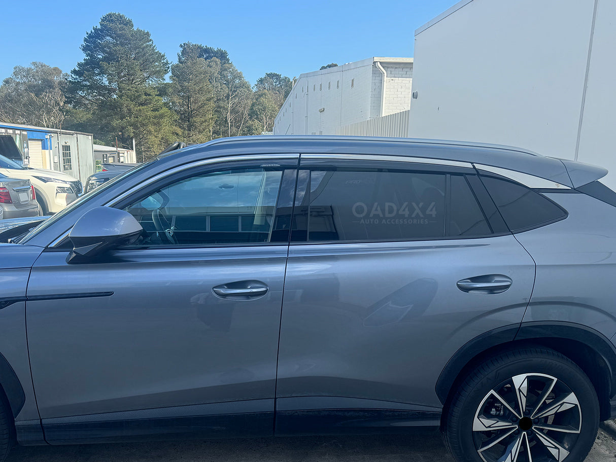 Stainless Edge Weather Shields for MG HS 2024-Onwards 6PCS