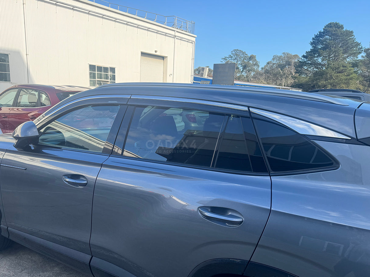 Stainless Edge Weather Shields for MG HS 2024-Onwards 6PCS