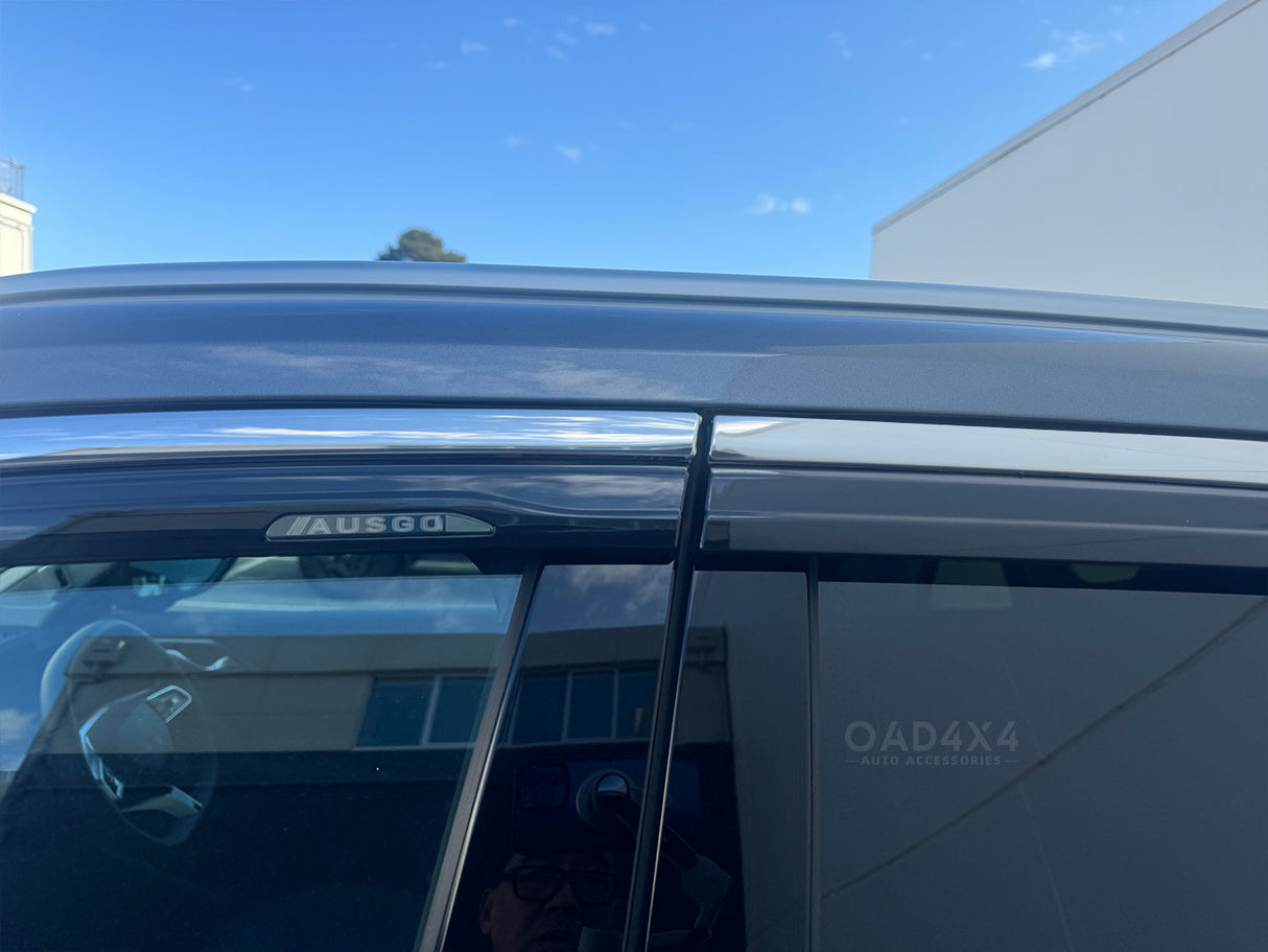 Stainless Edge Weather Shields for MG HS 2024-Onwards 6PCS