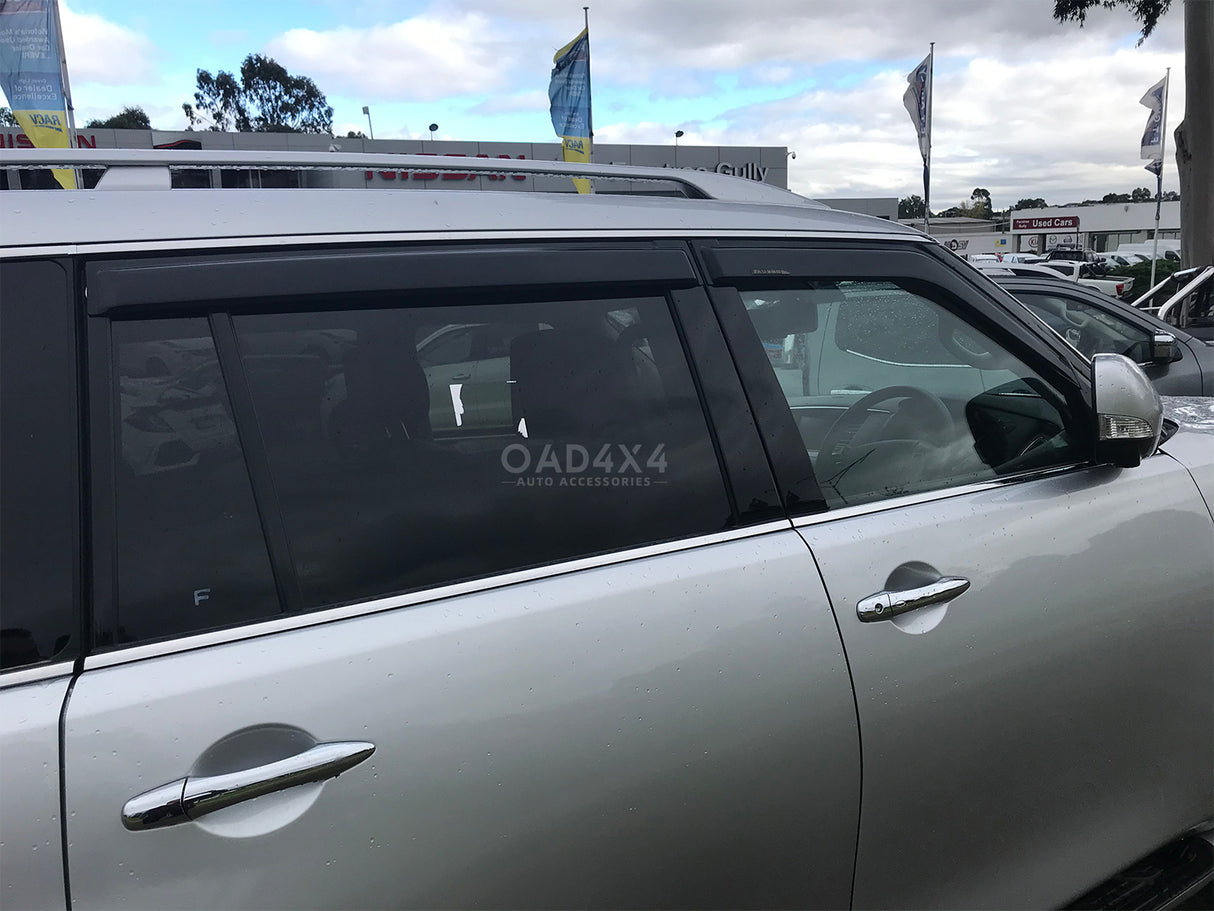 Luxury Weather Shields for Nissan Patrol Y62 2012-Onwards