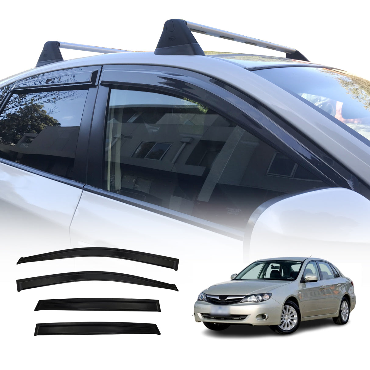 Luxury Weather Shields for Subaru Impreza 2007-2013