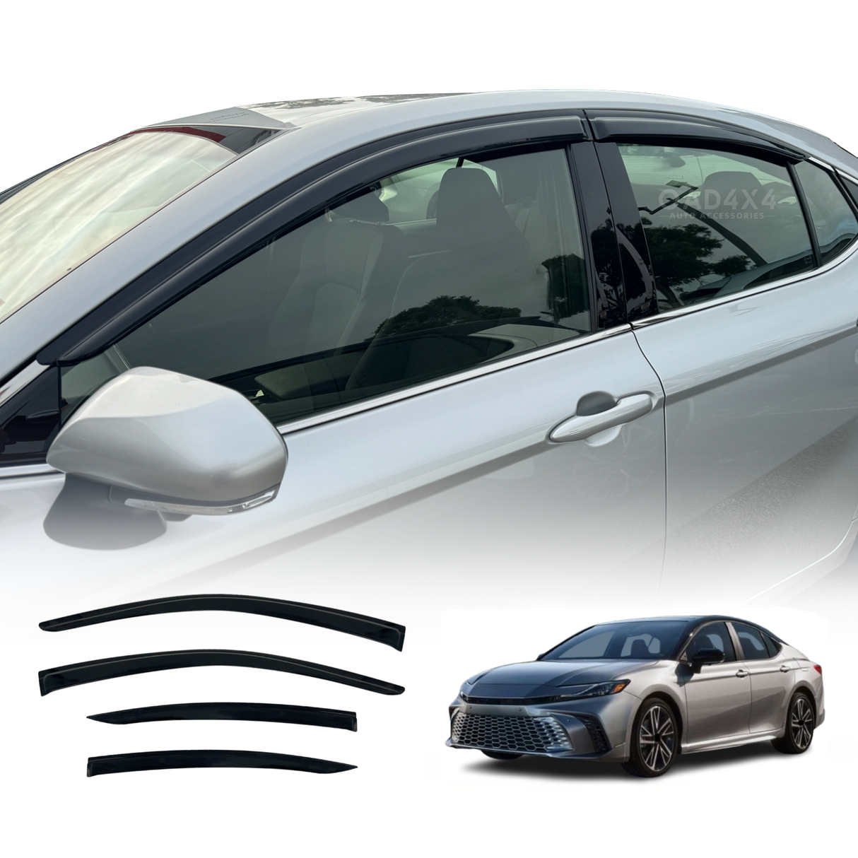 Luxury Weather Shields for Toyota Camry 2024-Onwards