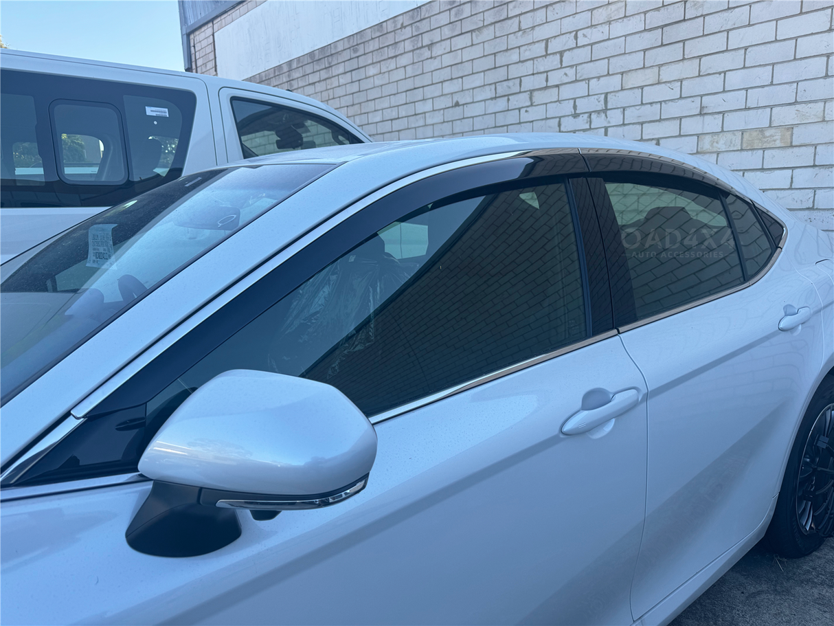 Stainless Edge Weather Shields for Toyota Camry 2024-Onwards