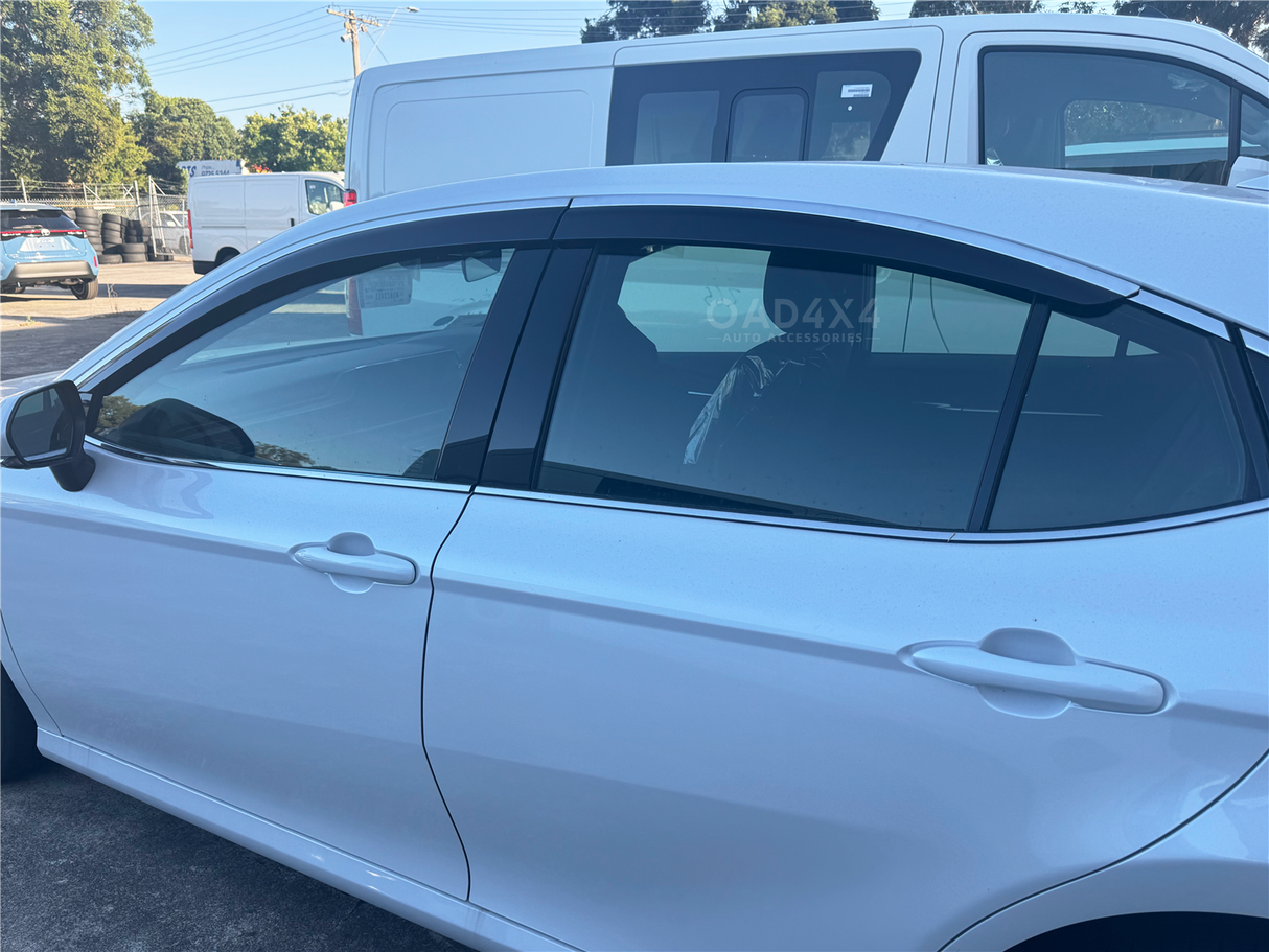 Stainless Edge Weather Shields for Toyota Camry 2024-Onwards