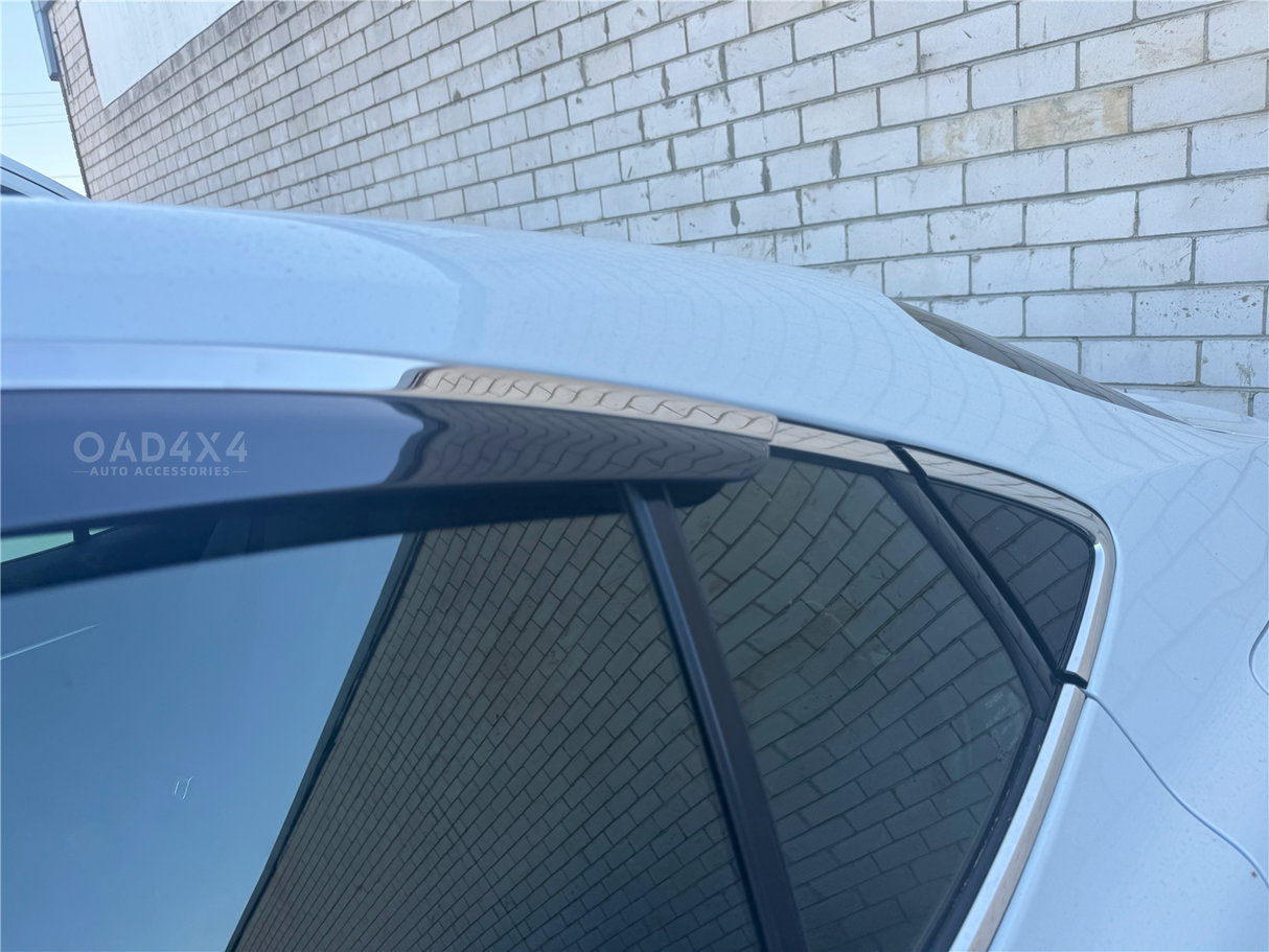 Stainless Edge Weather Shields for Toyota Camry 2024-Onwards