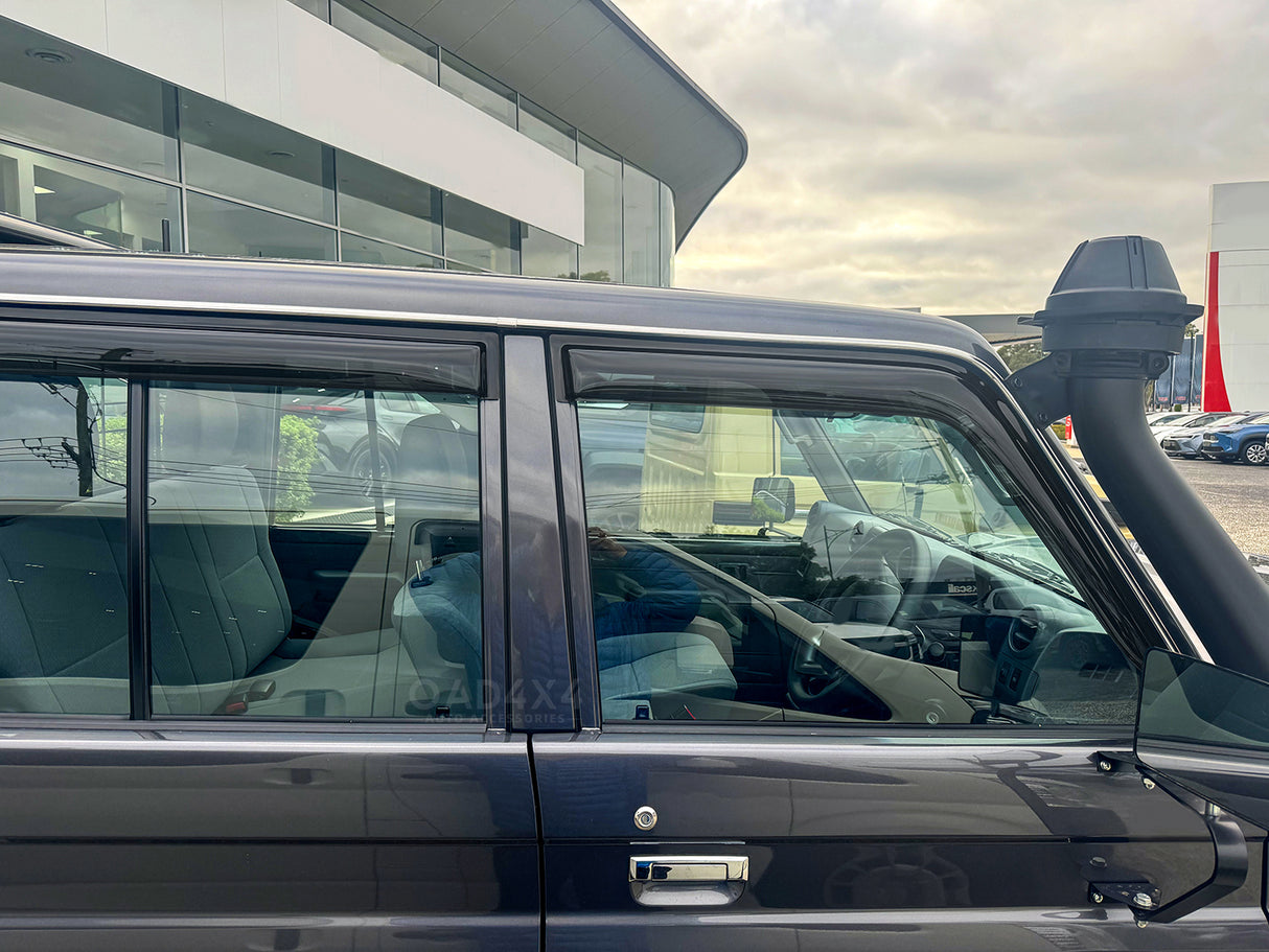 Bonnet Protector & Luxury Weathershields for Toyota Land Cruiser 70 76 79 Series 2007-2023