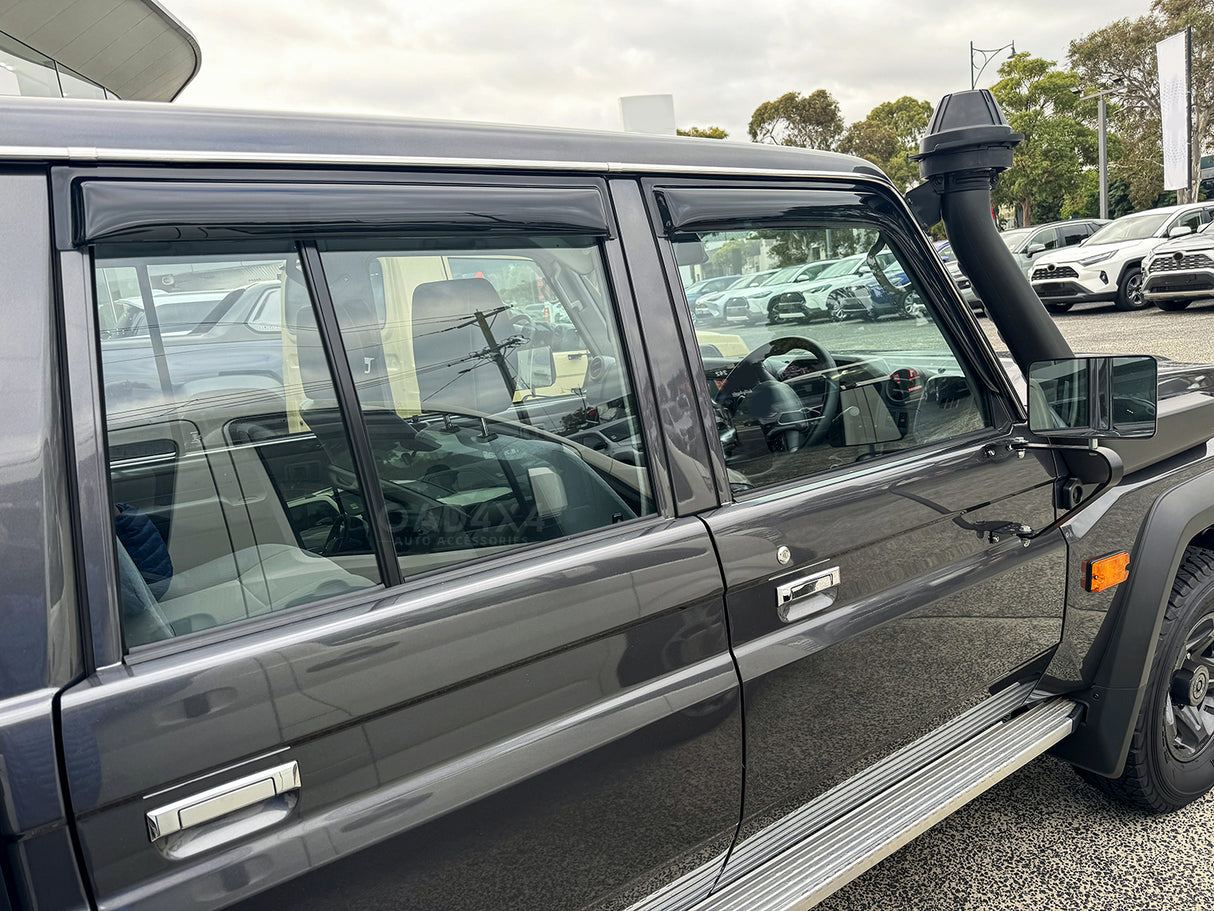 Luxury Weather Shields for Toyota Land Cruiser 70 76 79 Series 2007-Onwards