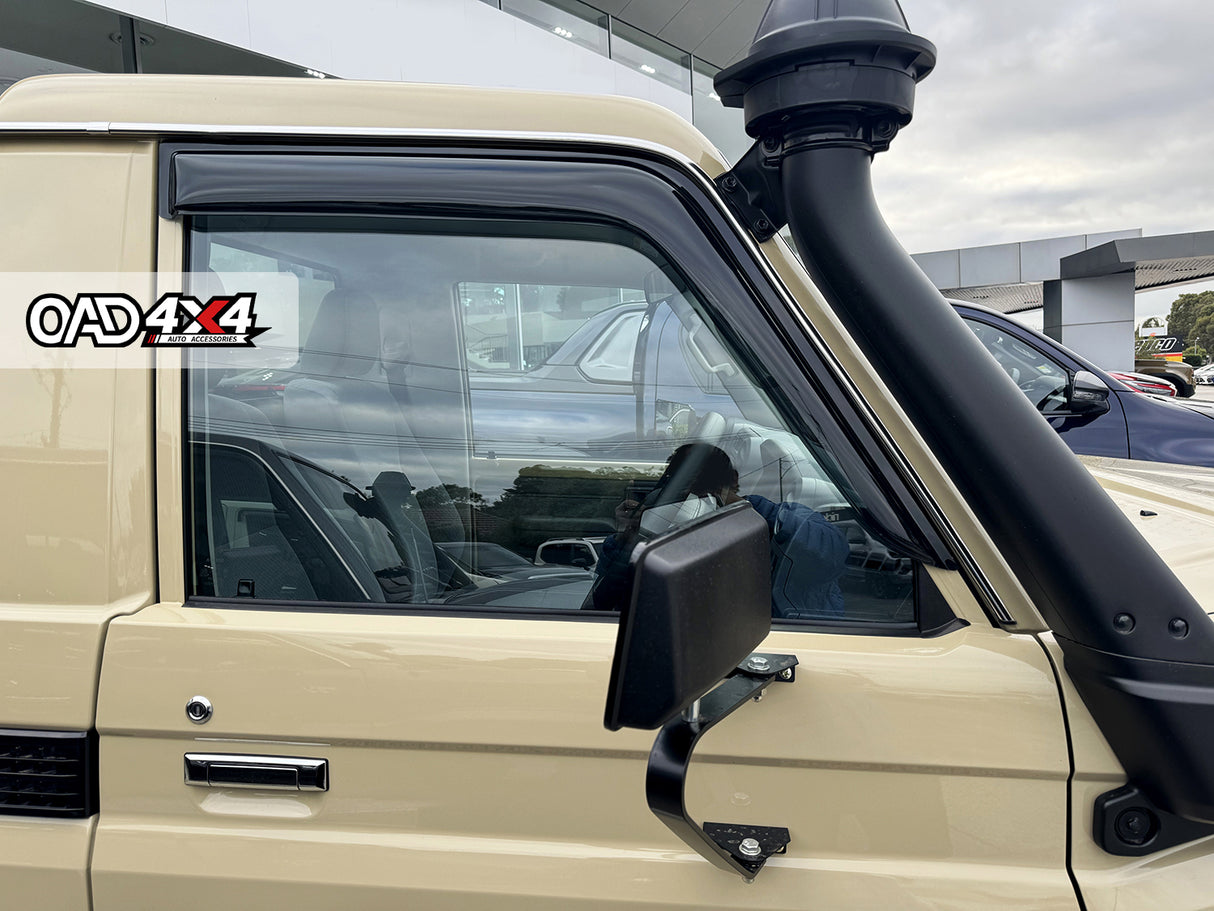 Weather Shields for Toyota Land Cruiser 70 76 78 79 Series 2007-Onwards 2PCS