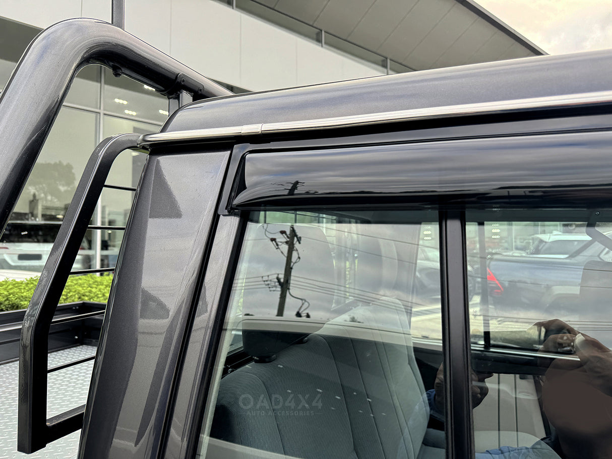 Bonnet Protector & Luxury Weathershields for Toyota Land Cruiser 70 76 79 Series 2007-2023