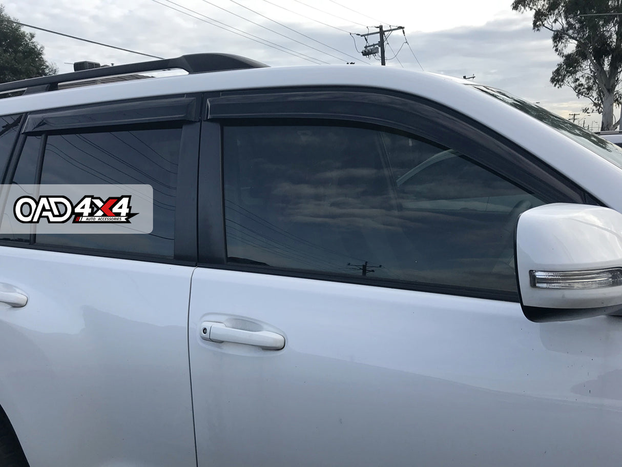 Bonnet Protector & Luxury Weathershields for Toyota Land Cruiser Prado 150 2018-2024