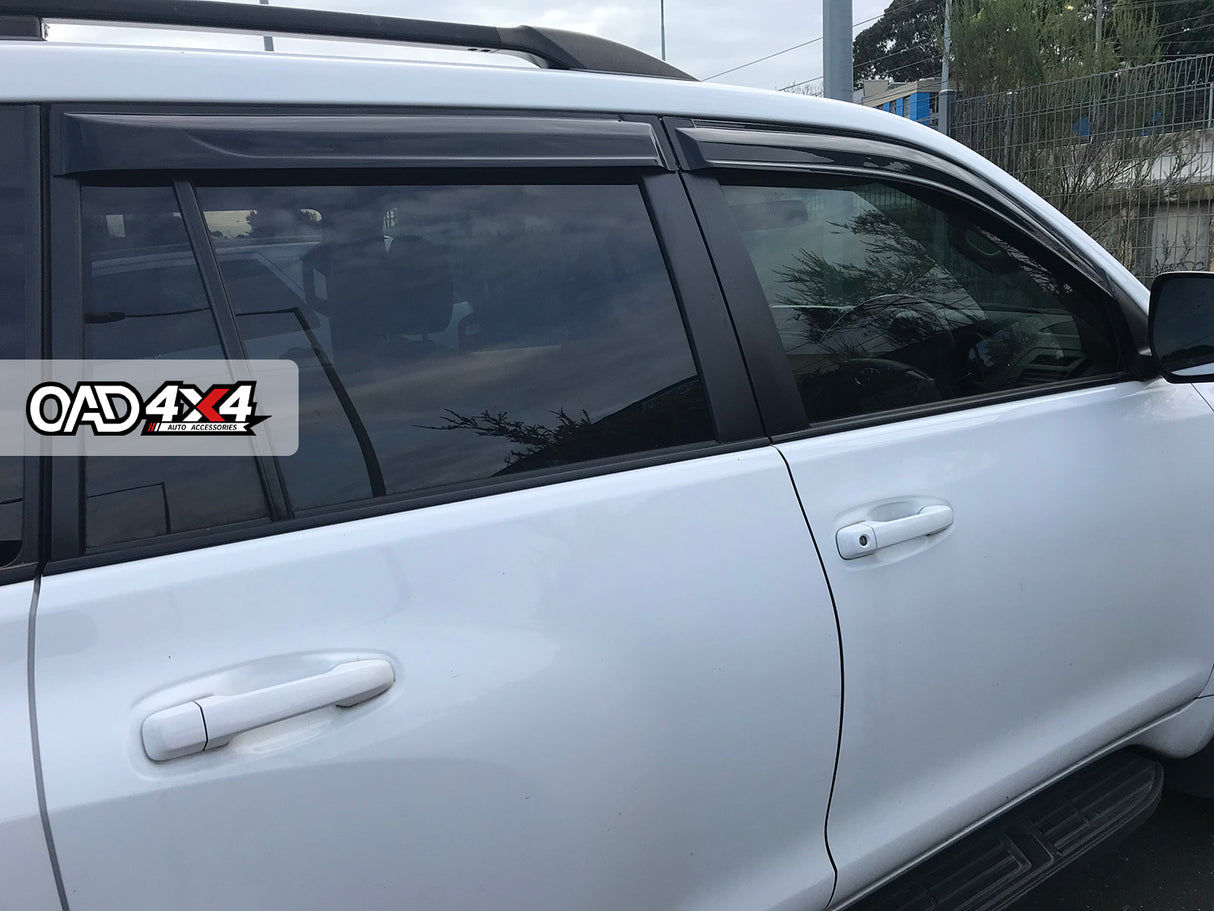 Bonnet Protector & Luxury Weathershields for Toyota Land Cruiser Prado 150 2018-2024