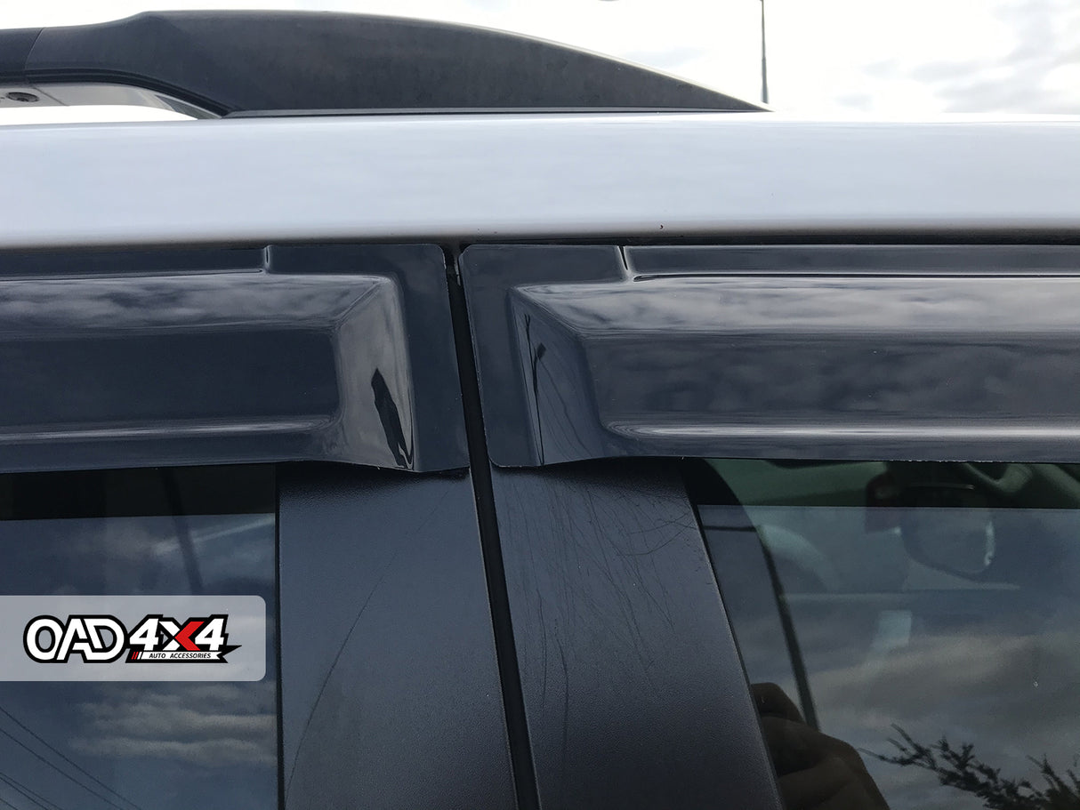 Bonnet Protector & Luxury Weathershields for Toyota Land Cruiser Prado 150 2018-2024