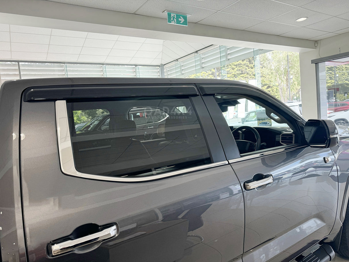 Luxury Weather Shields for Toyota Tundra 2022-Onwards