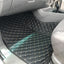 7D Floor Mats Carpet Black Leather Waterproof For Toyota Auto Hilux dual cab 05-15 #CJ
