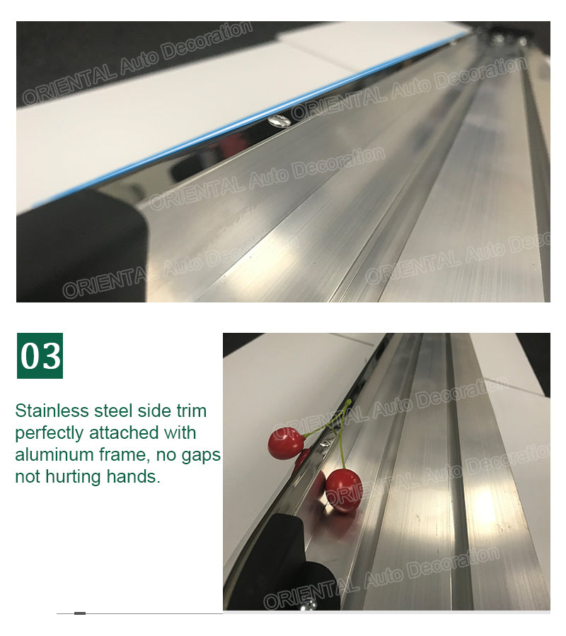 Black Aluminum Side Steps/Running Board for HAVAL H6 B01 series 2021+ #MC