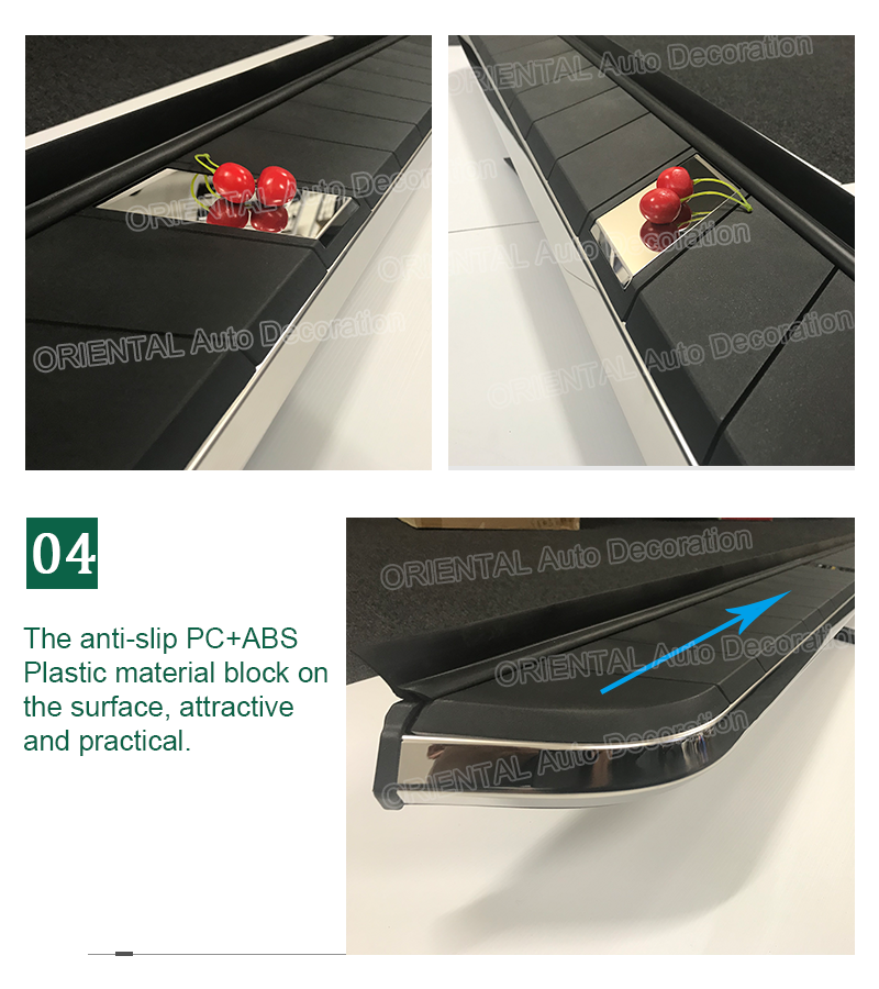 Black Aluminum Side Steps/Running Board for HAVAL H6 B01 series 2021+ #MC