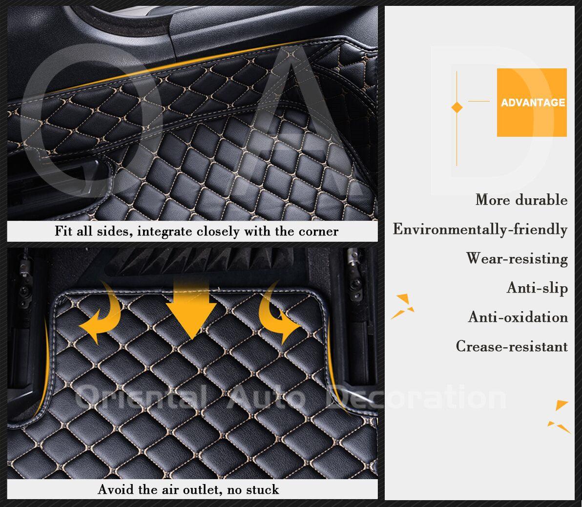 3D Leather Car Floor Mats | Stock Clearance