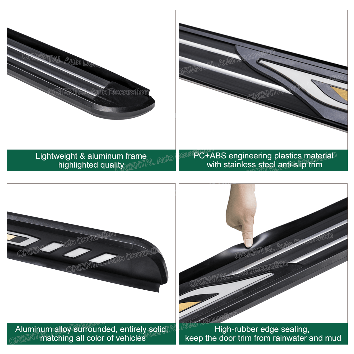 Side Steps for Mercedes-Benz GLC Class X253 2015-2022 #ZY