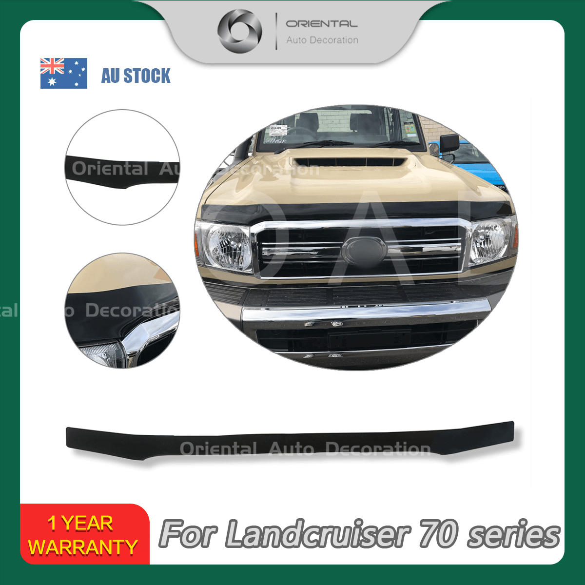 Toyota land cruiser discount 79 bonnet protector