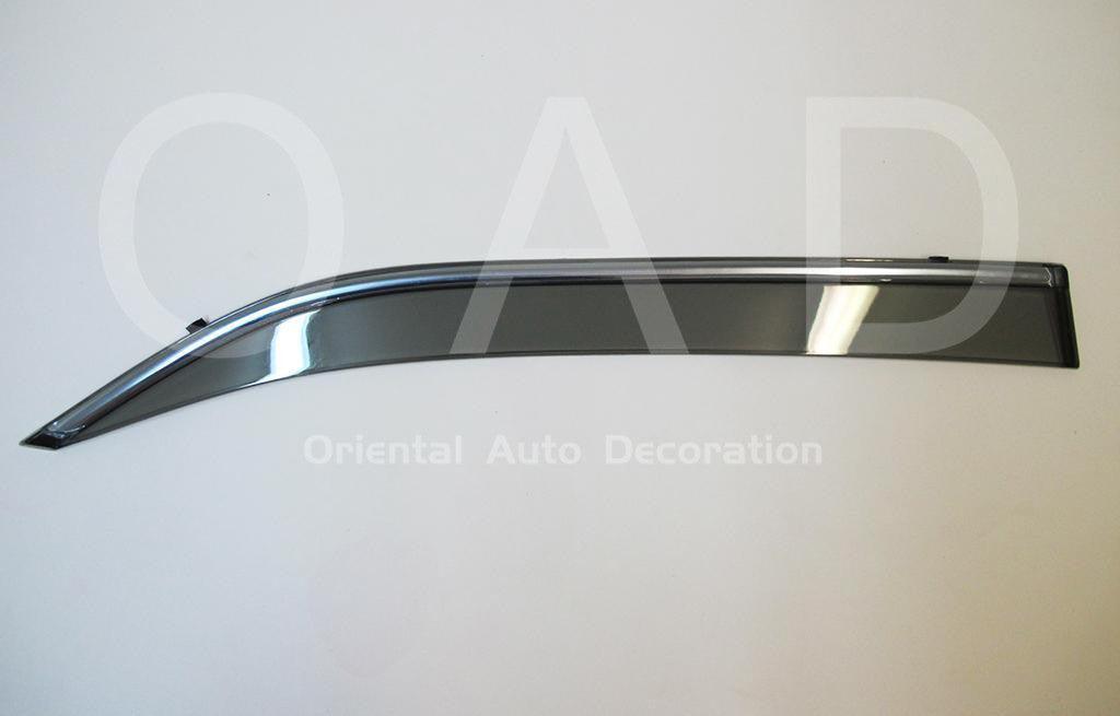 Stainless Edge Weather Shields for KIA Rio Sedan 2011-2016