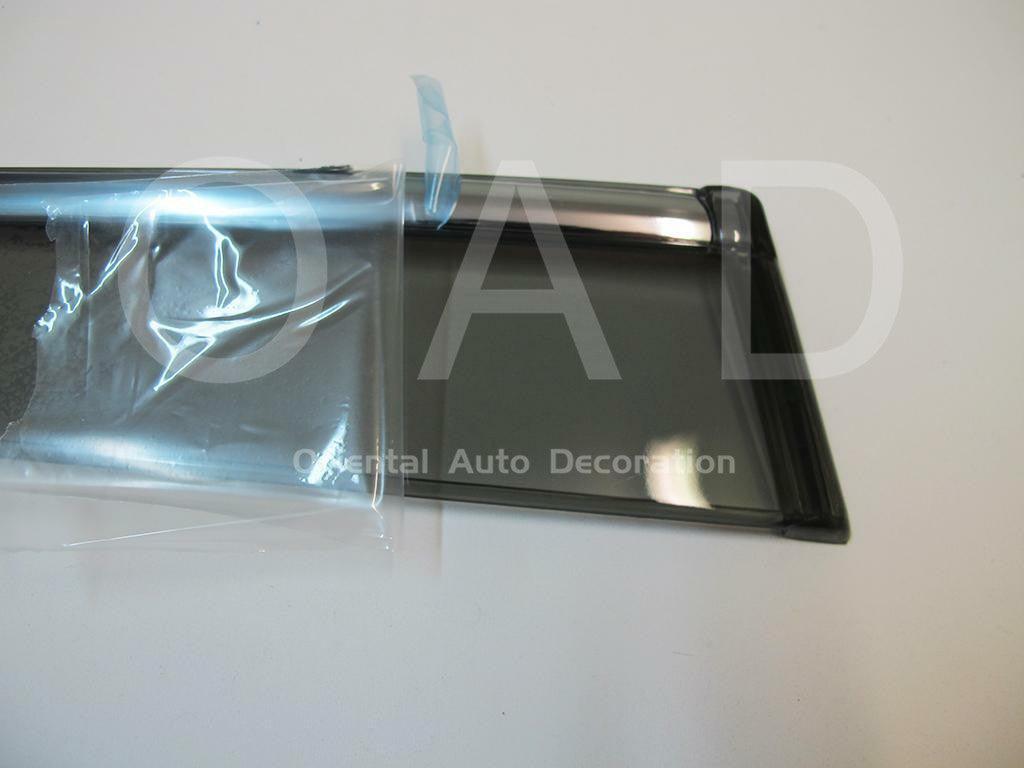 Stainless Edge Weather Shields for KIA Rio Sedan 2011-2016