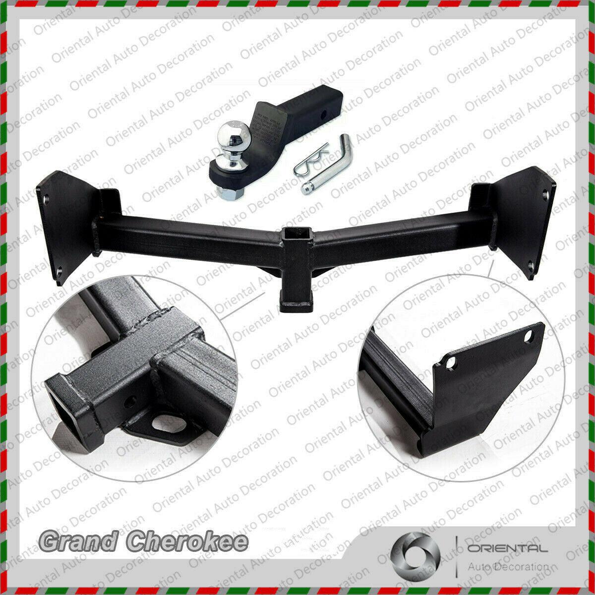 Heavy Duty 2" Tow Bar Tongue + Tow Ball for Jeep Grand Cherokee 20112