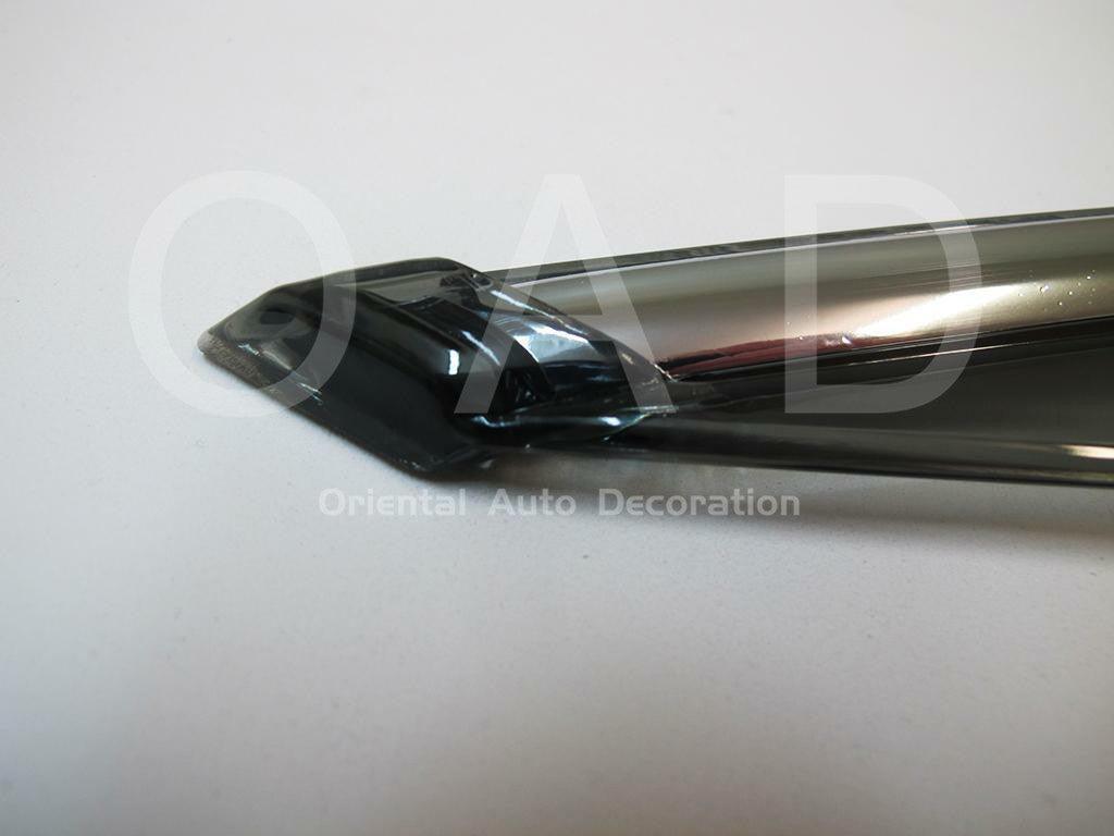 Stainless Edge Weather Shields for KIA Rio Sedan 2011-2016