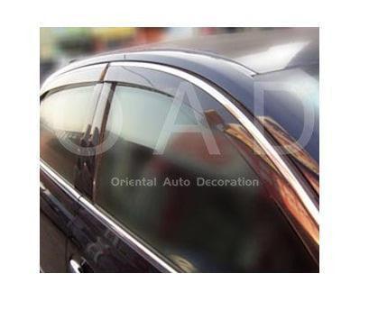 Stainless Edge Weather Shields for KIA Rio Sedan 2011-2016