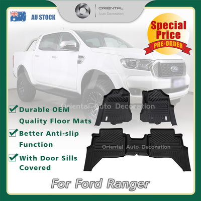 New Arrivals -- Floor Mats and Weathershields for Ford Ranger Next-Gen 2022+ model