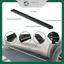 Black Aluminum Side Steps Running Board For ISUZU D-MAX DMAX Dual Cab 2012-2020 #LP
