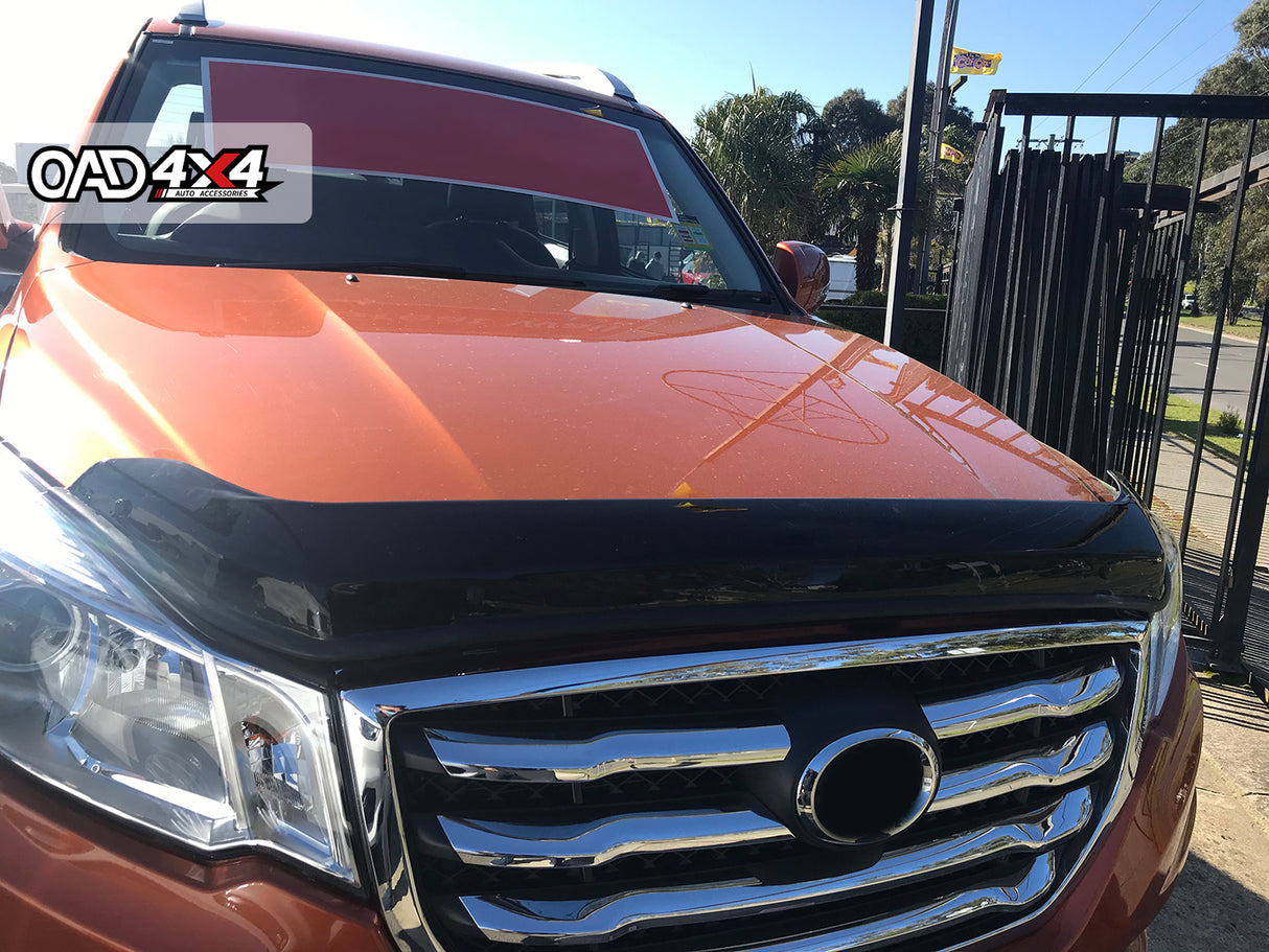 Bonnet Protector & Luxury Weather Shields for Great Wall Steed Dual Cab 2016-2020
