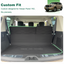 3D TPE 3pcs Detachable Boot Mat for Nissan Patrol Y62 2012+ Cargo Mat Trunk Mat