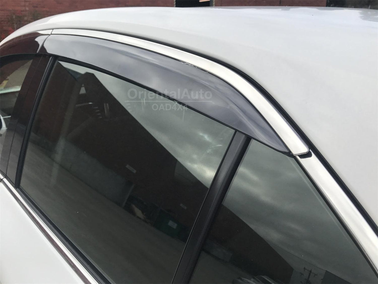 Stainless Edge Weather Shields for Toyota Camry Sport 2017-2024