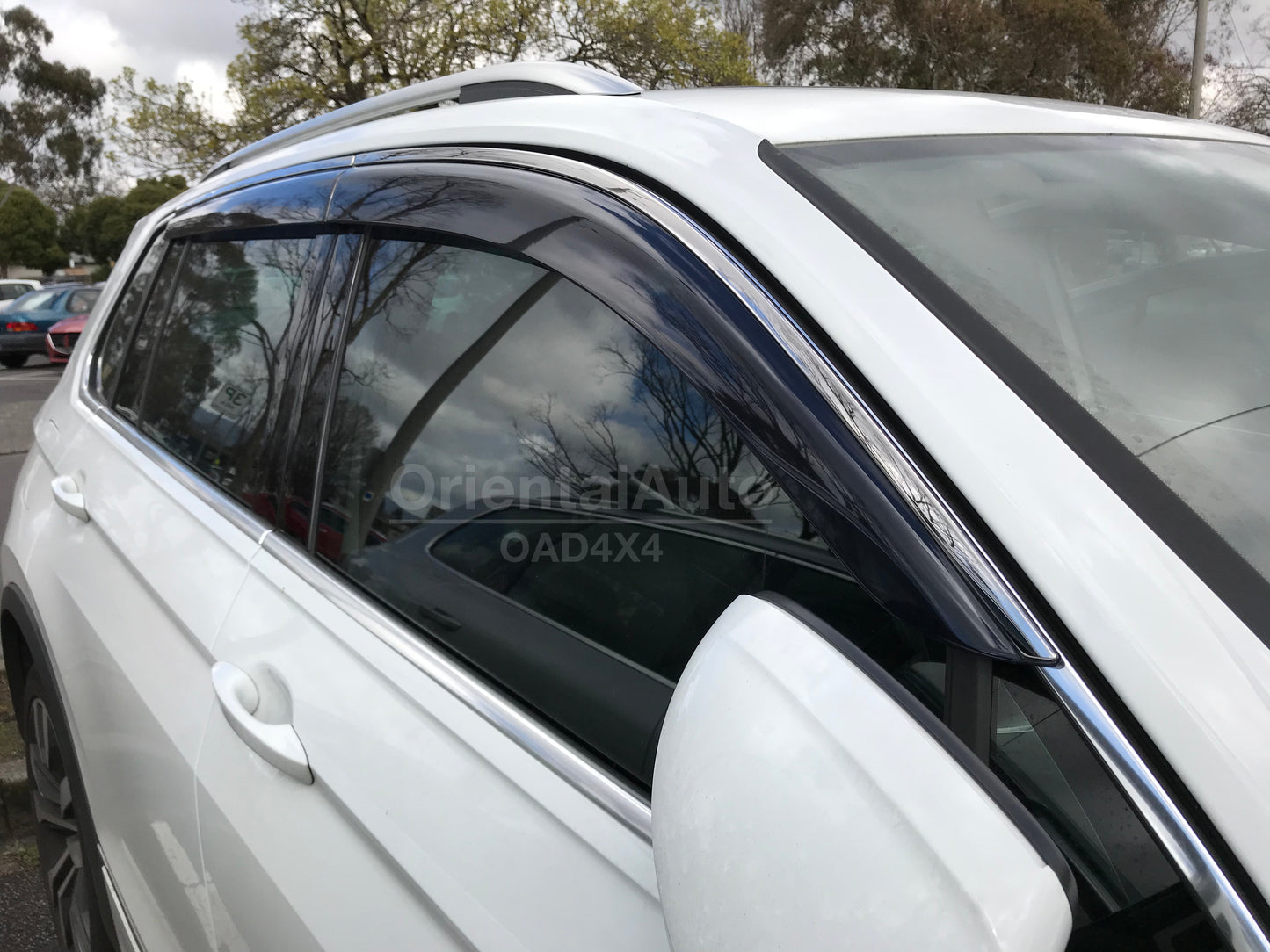 Injection Stainless Weathershields For Volkswagen Tiguan 2016+ Weather Shields Window Visor