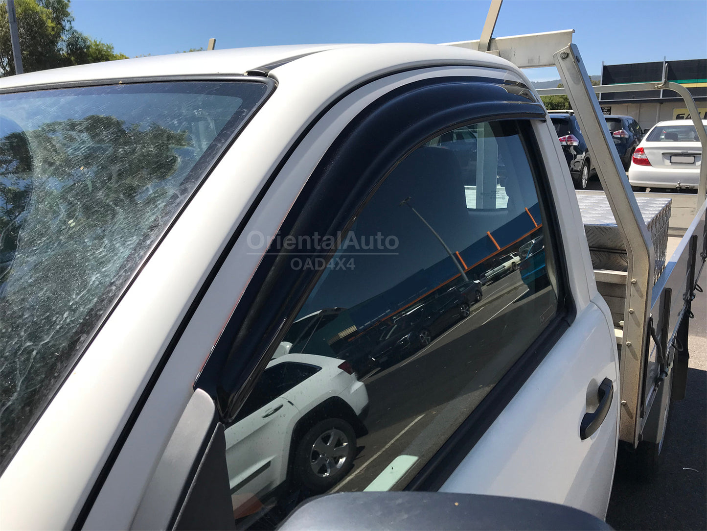 Luxury Weather Shields for Toyota Hilux Single Cab 2005-2015 Window Visors Weathershields